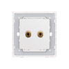 Home Electrical Two Wire Audio Socket