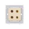 Commercial 86 type Four Wire Audio Wall Socket