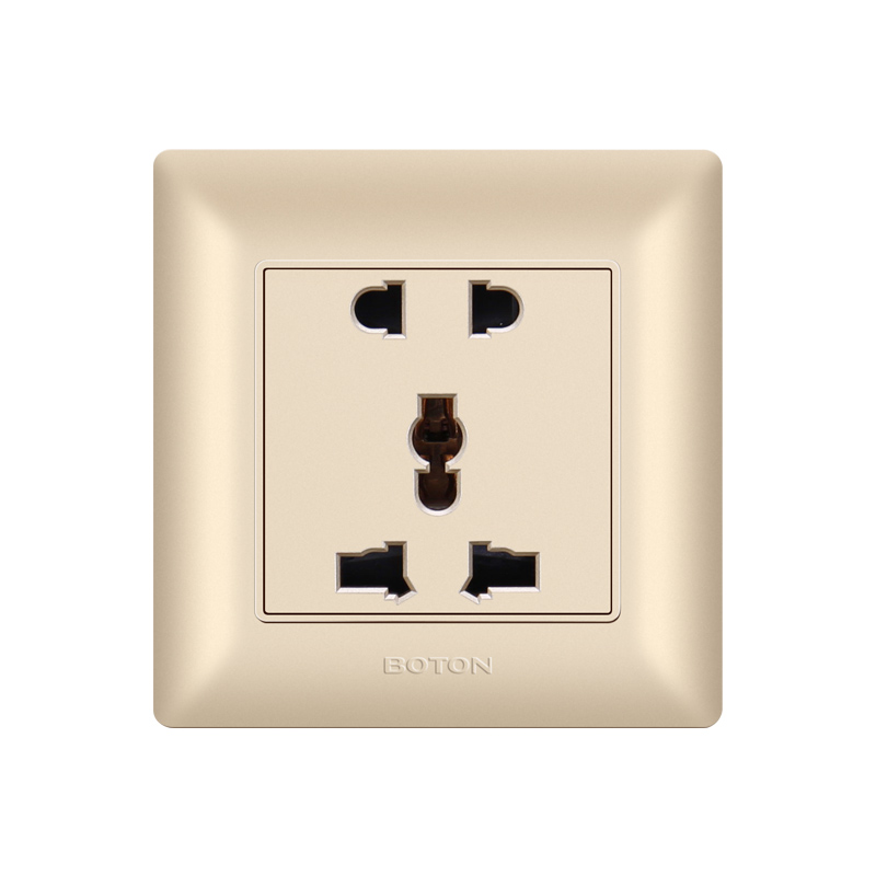 Residential 5 Pin Universal Durable Wall Socket