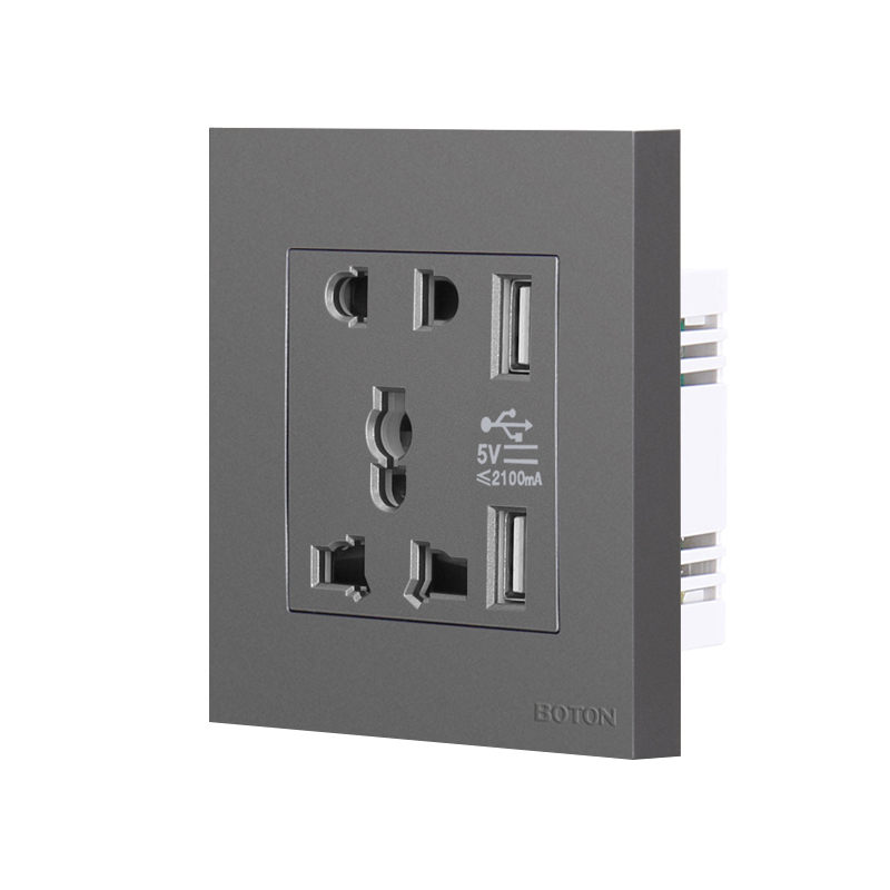 Indoor Flush Type Multi Funcational 5 Pin USB Socket 