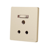 UK Standard Flush Mounted Two Pole Switched Socket