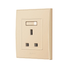 Commercial 13A Switched UK Wall Socket