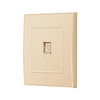 Electrical Homme White Color Telephone Wall Socket