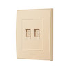 Indoor Electric Double Telephone Socket