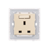 Indoor White Capacitive 13 AMPS Wall Switched Socket