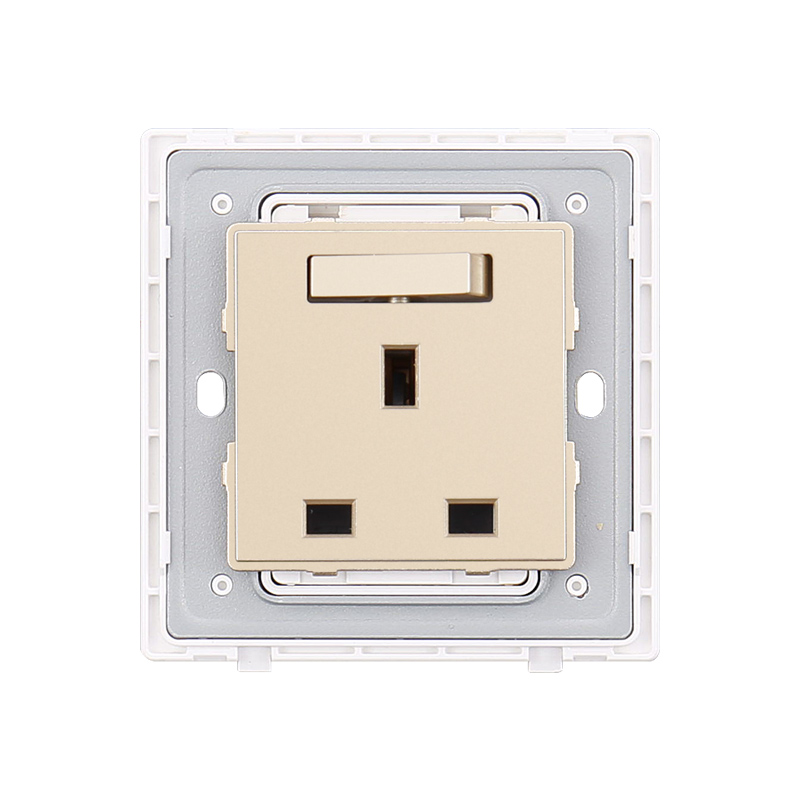 Indoor White Capacitive 13 AMPS Wall Switched Socket