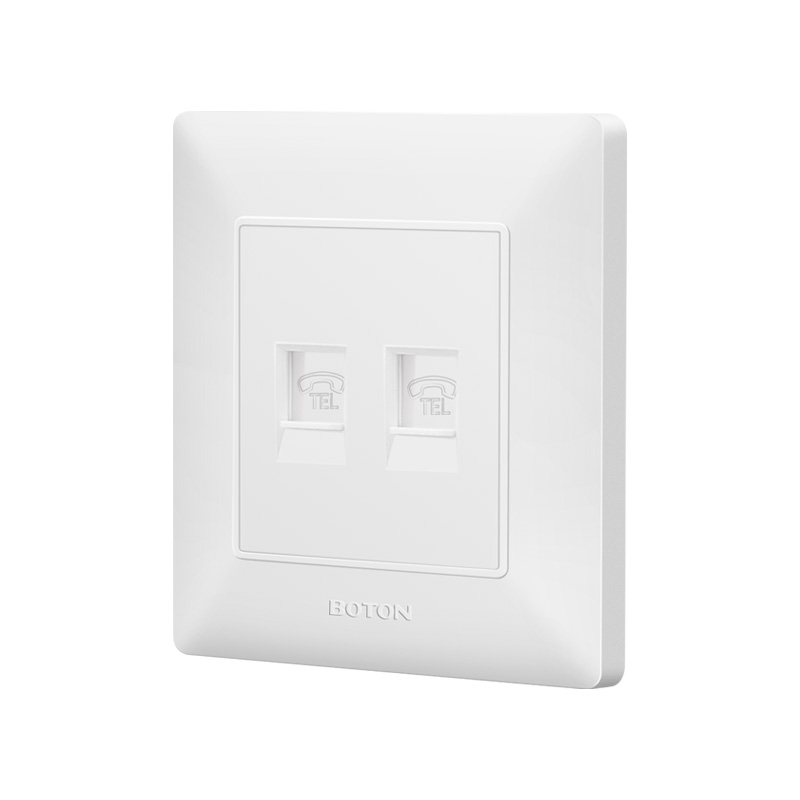 Residential Dual Telephone Switch Socket