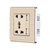 Hotel 5 Pin Universal Socket with 2 USB