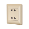 4 Pin Multi Functional White Wall Socket