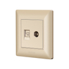 Home Flush Type TV and Telephone Wall Socket