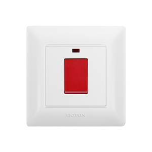 Durable White Color 45A Heater Wall Switch