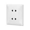 4 Pin Multi Functional White Wall Socket