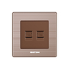 Commercial Twin Telephone Wall Switch Socket