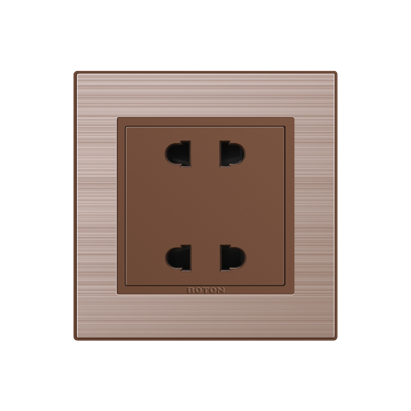 Apartment 4 Pin Multi Functional Decorator Wall Socket