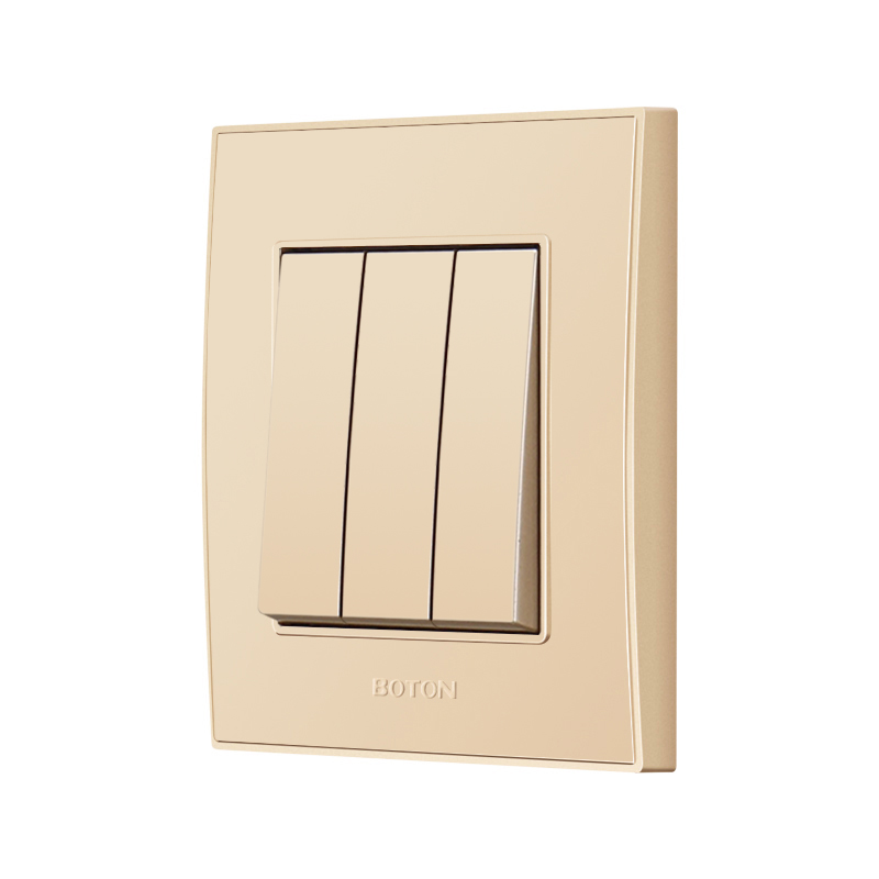 Residential 3 Gang 1 Way 2 Way Decorator Wall Switch