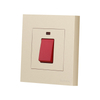 Double Pole 45A Rocker Wall Switch with Lamp