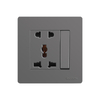 1 Gang Switch with 5 Pin Universal Socket