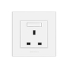 Commercial 13A Switched UK Wall Socket