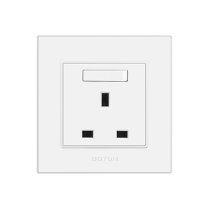 Commercial 13A Switched UK Wall Socket