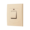 Home Apartment 20A White Wall Switch with Lamp