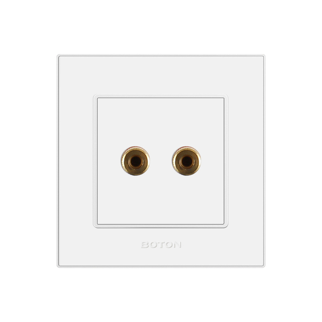 Home Electrical Two Wire Audio Socket