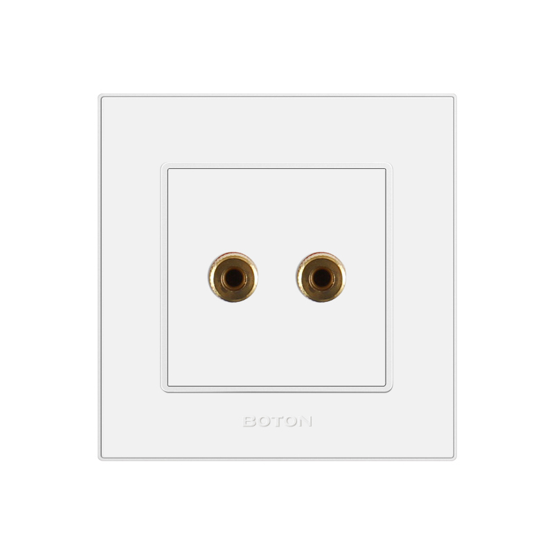 Home Electrical Two Wire Audio Socket