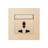 1 Gang Switch with 3 Pin Multi Funcational Wall Switch Socket for Interior Design