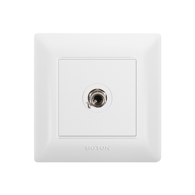 Hotel Durable Satellite TV Wall Switch Socket