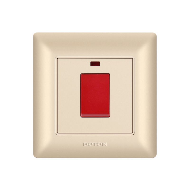 Durable White Color 45A Heater Wall Switch