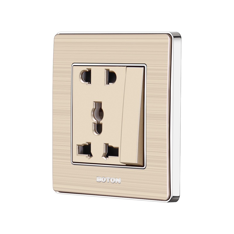 Hotel 1 Gang 5 Pin Universal Switch Socket