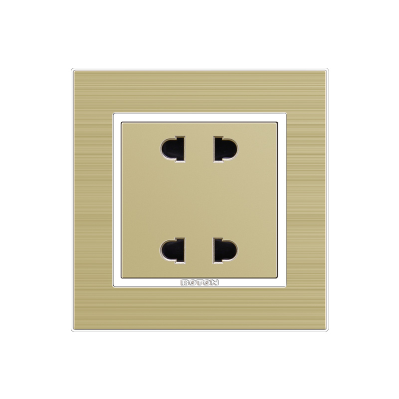 Apartment 4 Pin Multi Functional Decorator Wall Socket