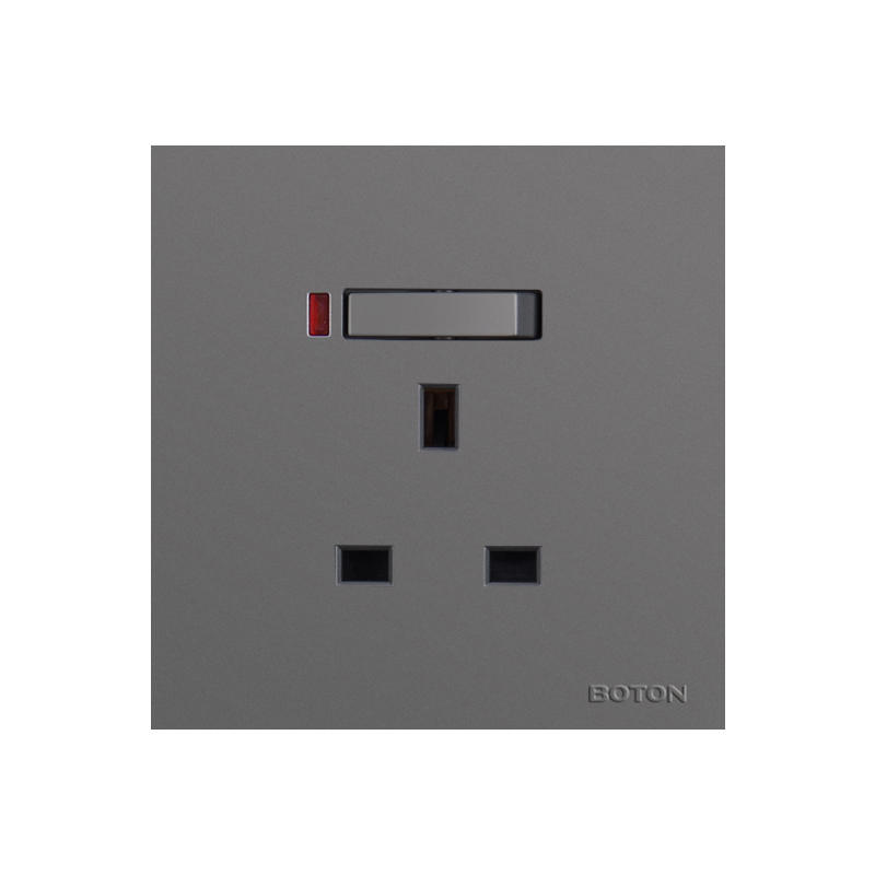 UK Standard Apartment Two Pole 13A Switched Socket