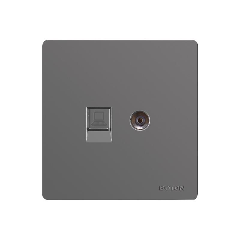 TV and Computer Decorator Wall Switch Socket