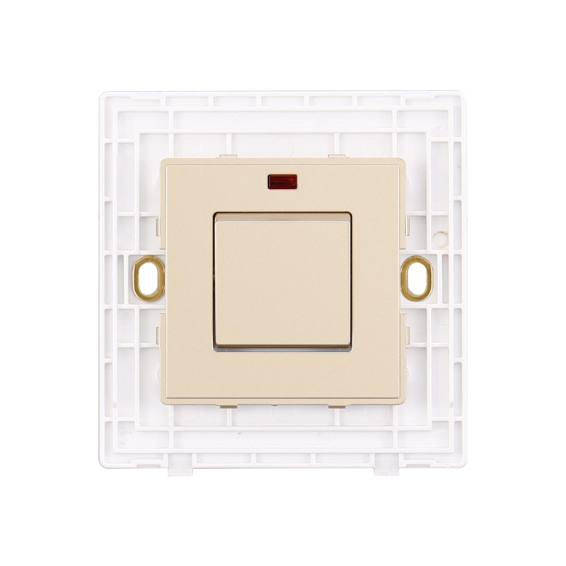 Home Apartment 20A White Wall Switch with Lamp