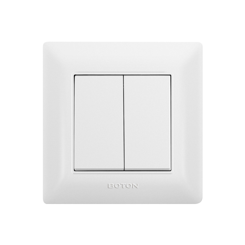 Residential Durable 2 Gang Intermediate 2 Way Wall Switch