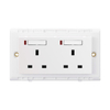 Residential 13A Double Switch Socket with Lamp