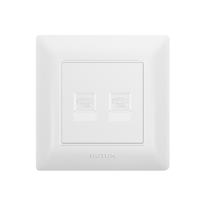 Residential Dual Telephone Switch Socket