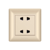 4 Pin Multi Functional White Wall Socket