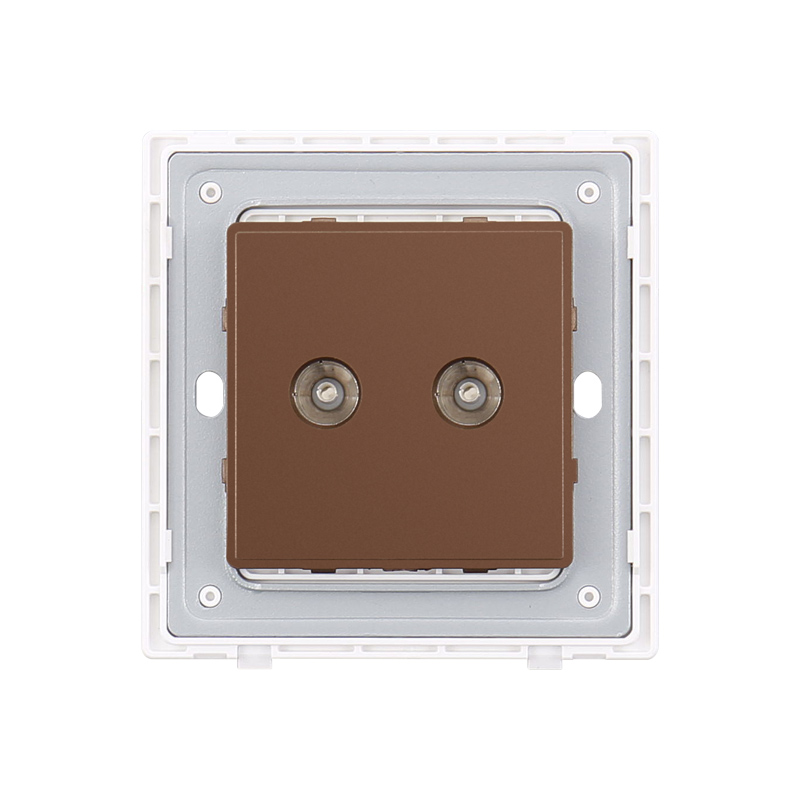 Commercial Durable TV Double Wall Socket