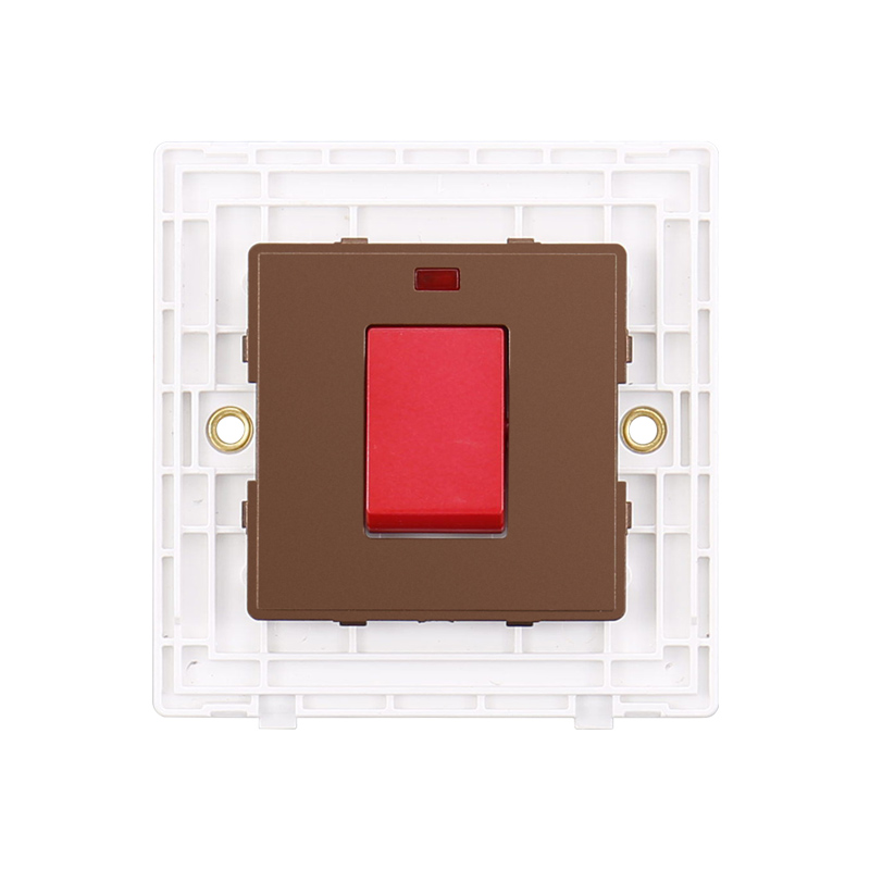 45A Rocker Wall Switch with Lamp for Hotel 