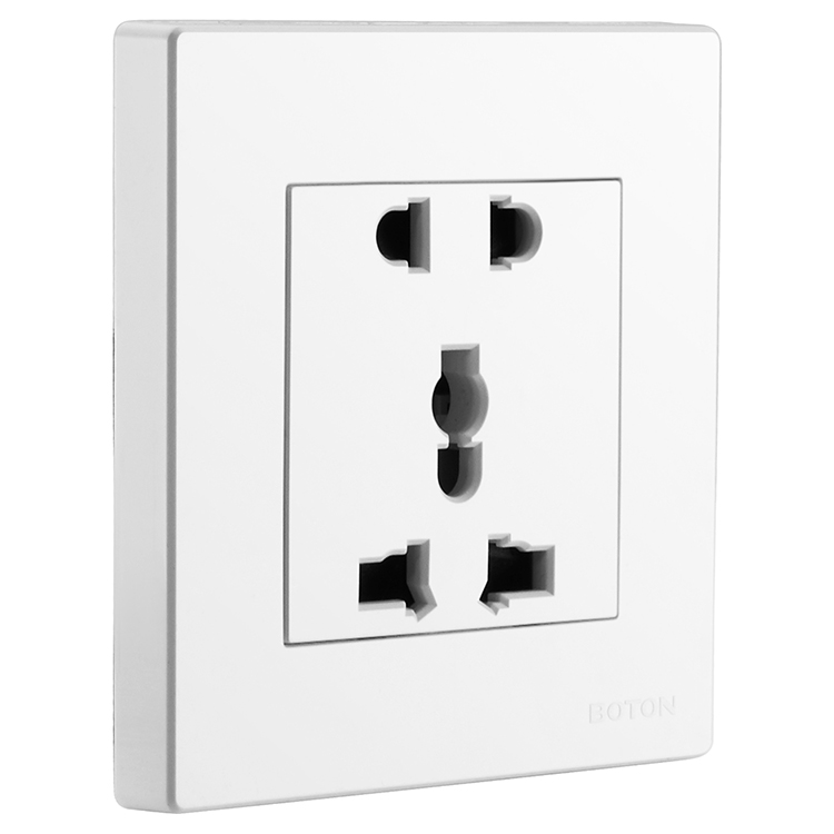 Apartment 5 Pin Multi Functional Wall Socket