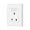 Residential 15A White Color Wall Switch Socket