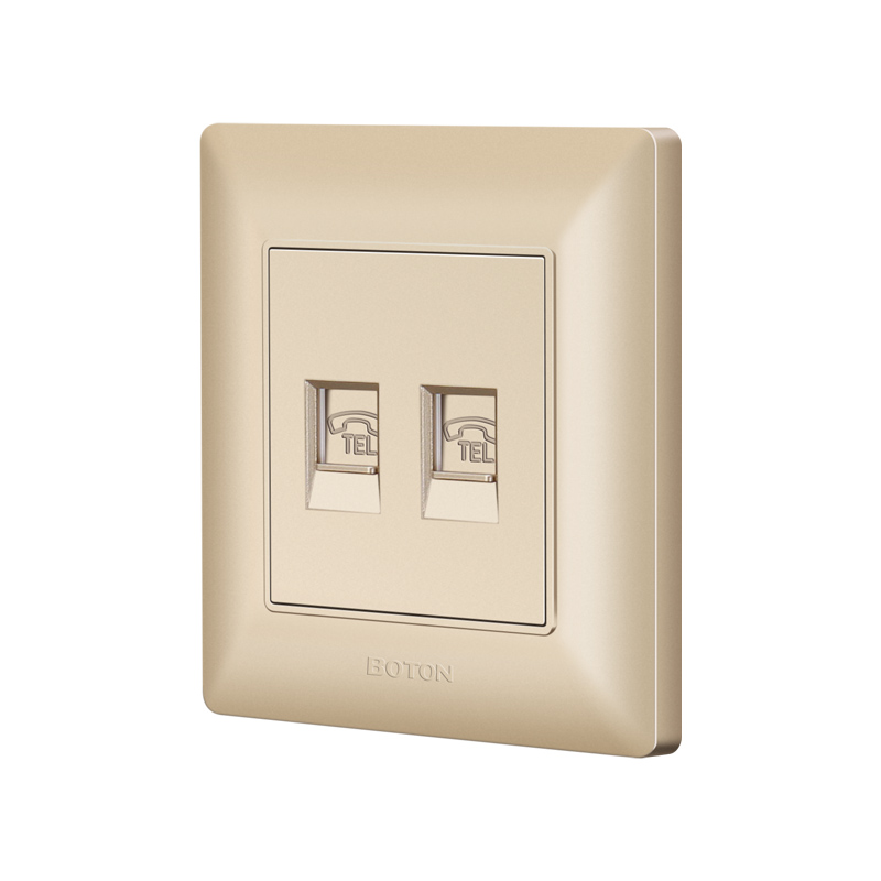 Residential Dual Telephone Switch Socket