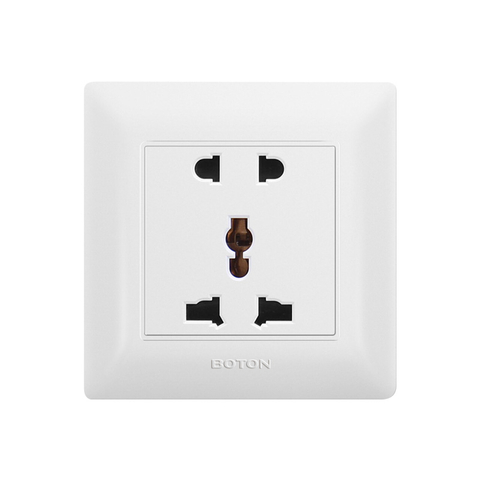 Residential 5 Pin Universal Durable Wall Socket