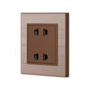 Apartment 4 Pin Multi Functional Decorator Wall Socket