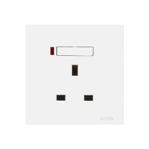 UK Standard Apartment Two Pole 13A Switched Socket