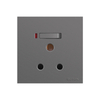 Home Single Phase Two Pole 15A Wall Switch Socket