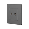 Dual TV Durable Electrical Socket