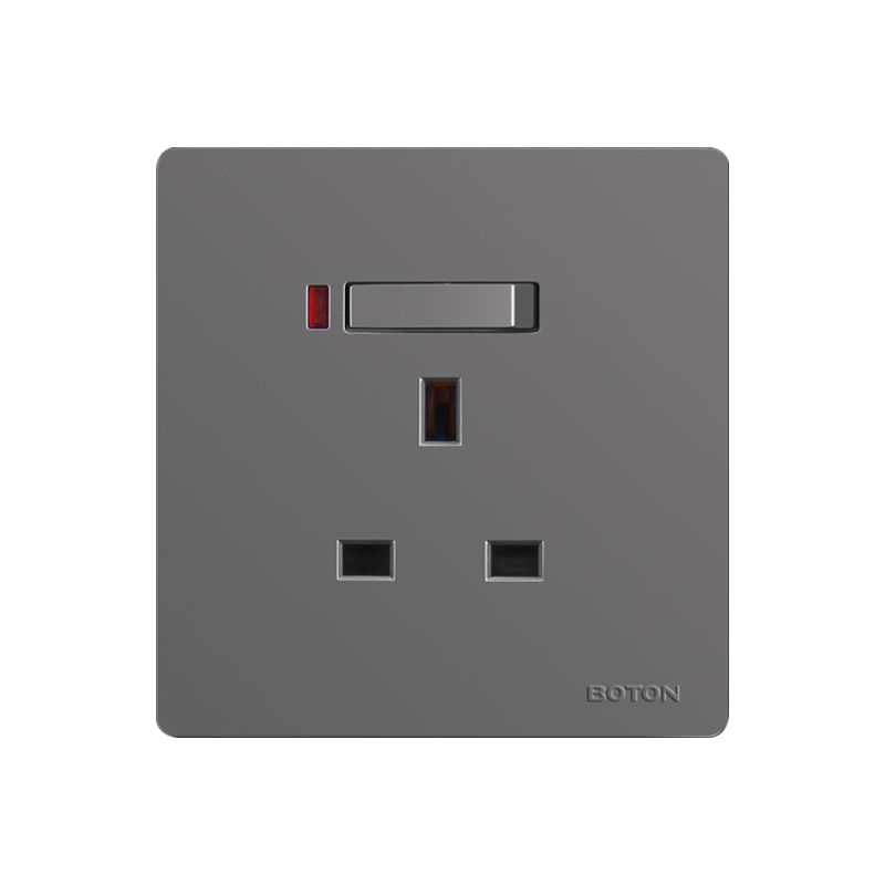 British Standard Flush Mounted 13A Switched Socket