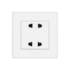 Apartment White Color 4 Pin Universal Wall Socket